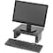 Dac Monitor Riser, LCD/TFT, 13"x10-1/2"x1"to4-3/4", 66lb Cap, BK DTA02161 - alternate 1